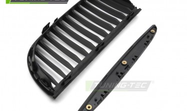 Решетка радиатора BMW 3 E90, E91 2005-2008, черная матовая фото