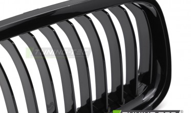 Решетка радиатора BMW 3 E90, E91 LCI 2009-2011, черная глянцевая фото