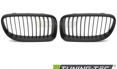 Решетка радиатора BMW 3 E90, E91 LCI 2009-2011, черная матовая фото