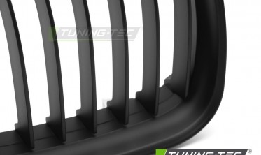 Решетка радиатора BMW 3 E90, E91 LCI 2009-2011, черная матовая фото