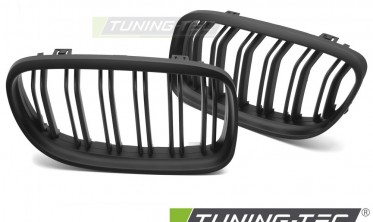 Решетка радиатора BMW 3 E90, E91 LCI 2009-2011, черная матовая фото