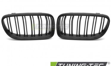 Решетка радиатора BMW 3 E90, E91 LCI 2009-2011, черная матовая фото