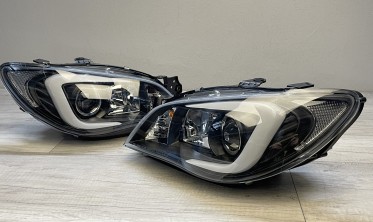 Тюнинговые фары передние Subaru Impreza 2 GD 2006-2007 фото