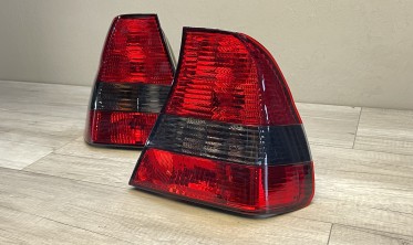 Тюнинговые фонари задние BMW E46 Compact red-smoke фото