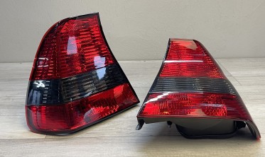 Тюнинговые фонари задние BMW E46 Compact red-smoke фото