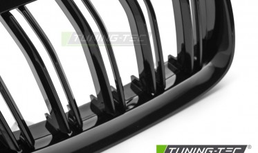 Решетка радиатора тюнинг BMW 3 E92, E93 LCI 2010-2013 черная глянцевая фото