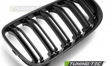 Решетка радиатора тюнинг BMW 3 E92, E93 LCI 2010-2013 черная глянцевая фото