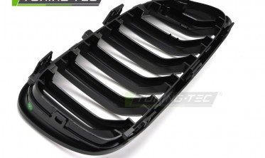 Решетка радиатора тюнинг BMW 3 E92, E93 LCI 2010-2013 черная глянцевая фото