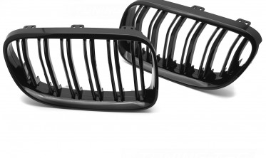 Решетка радиатора тюнинг BMW 3 E92, E93 LCI 2010-2013 черная глянцевая фото