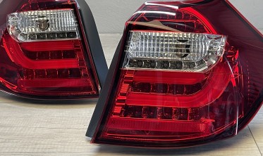 Світлодіодні задні ліхтарі BMW 1 E87, E81 red-white фото