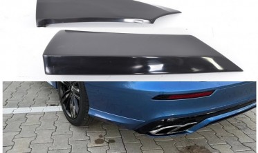 Накладки (куточки) заднього бампера Volvo S60R V60R фото