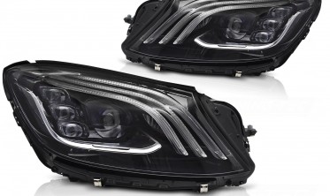 Передні led фари Mercedes S W222 тюнінг оптика діодна фото