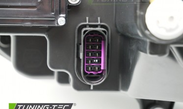 Тюнинг фары передние VW T5.1 2010-2015 черная оптика full led фото