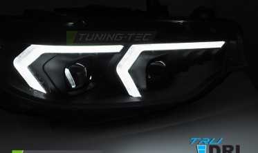 Передние фары черные BMW F32, F33, F36 2013-2017 full led оптика под ксенон фото