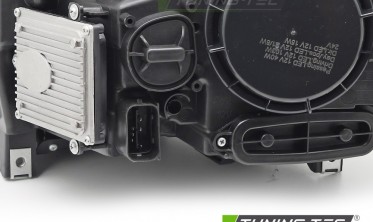 Передні фари чорні BMW 5 F10, F11 2010-2013 full led оптика під ксенон фото