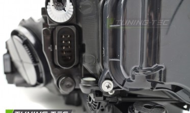 Чорні фари передні VW Golf 7 2013-2017 тюнінг оптика full led red фото