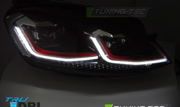 Фари передні VW Golf 7 рестайл 2017-2019 діодна оптика red фото