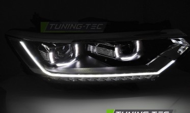 Чорні фари передні VW Passat B8 2014-2019 тюнінг оптика full led фото