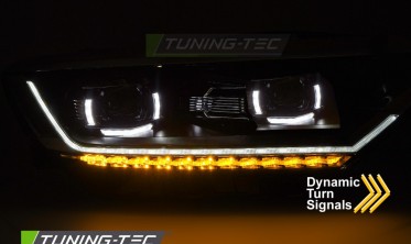 Чорні фари передні VW Passat B8 2014-2019 тюнінг оптика full led фото