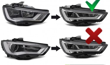 Диодные фары передние Audi A3 8V 2012-2016 тюнинг оптика led фото