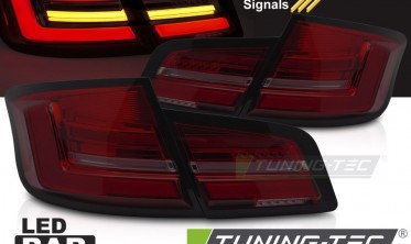Задние фонари диодные BMW 5 F10 sedan 2010-2013 стопы red smoke фото