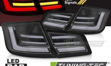 Задние лед фонари BMW 5 F10 sedan 2010-2013 тюнинг стопы black фото