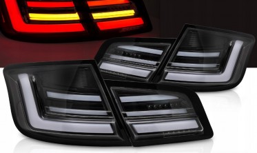 Задні ліхтарі BMW 5 F10 sedan 2010-2013 діодні тюнінг стопи gloss black фото