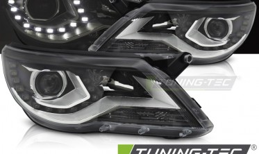 Фари передні з лінзою VW Tiguan MK1 2007-2011 тюнінг оптика з діодами фото