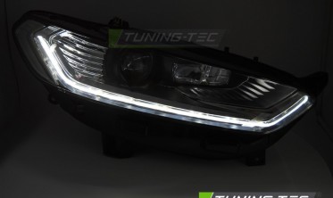 Фари передні Ford Mondeo MK5 2014-2018 тюнінг оптика з діодними поворотами фото
