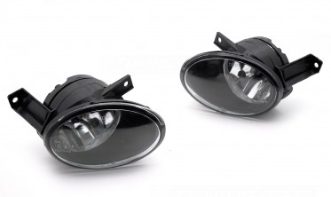 Противотуманки VW Touran MK1 2007-2010 прозрачное стекло фото