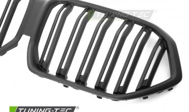 Тюнинговая решетка радиатора BMW X6 G06 2019-2023 черная матовая фото