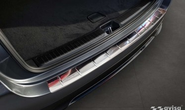Защитная накладка на задний бампер Mercedes GLE 2 W167 2023- хром фото