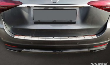 Защитная накладка на задний бампер Mercedes GLE 2 W167 2023- хром фото