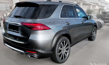 Защитная накладка на задний бампер Mercedes GLE 2 W167 2023- хром фото