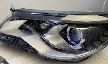 Фари передні з лінзою VW Tiguan MK1 2007-2011 тюнінг оптика з діодами фото