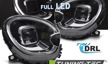 Тюнинг фары передние Mini Cooper R60 R61 2010-2016 черная оптика full led фото