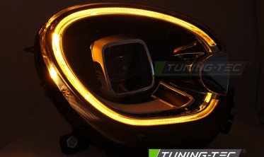Тюнинг фары передние Mini Cooper R60 R61 2010-2016 черная оптика full led фото