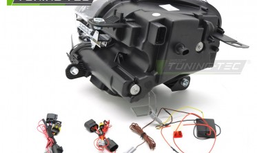Тюнинг фары передние Mini Cooper R60 R61 2010-2016 черная оптика full led фото