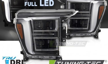 Диодные фары передние Ford F150 MK14 2020-2023 тюнинг оптика full led фото