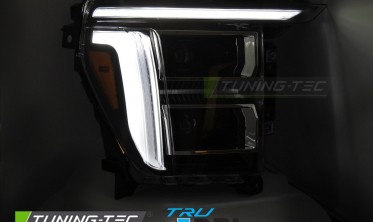 Диодные фары передние Ford F150 MK14 2020-2023 тюнинг оптика full led фото