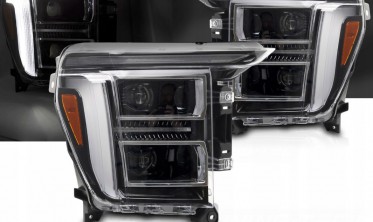 Диодные фары передние Ford F150 MK14 2020-2023 тюнинг оптика full led фото
