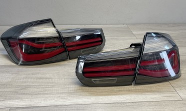Задні ліхтарі тоновані (стопи тюнінг) BMW 3 sedan F30, F30 LCI фото