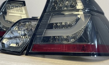 Задні ліхтарі BMW 3 E46 LCI sedan 2001-2005 стопи led bar smoke фото