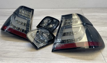 Задні ліхтарі BMW 3 E46 LCI sedan 2001-2005 стопи led bar smoke фото