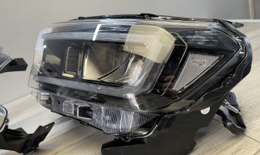 Передние фары full led Ford Ranger 2016-2022 черная тюнинг оптика фото
