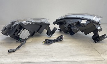 Передние фары full led Ford Ranger 2016-2022 черная тюнинг оптика фото