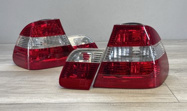 Тюнинговые задние фонари BMW E46 рестайлинг седан фото