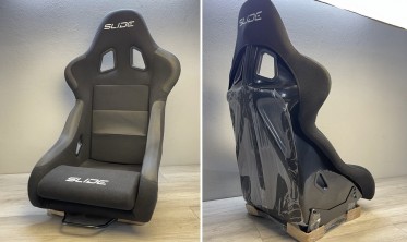Спортивні автомобільні сидіння ковші SLIDE KS2 чорні фото