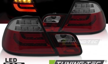Діодні ліхтарі задні BMW 3 E46 coupe 1999-2003 тюнінг стопи red smoke фото