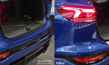 Захисна накладка заднього бампера Audi Q6 e-tron фото